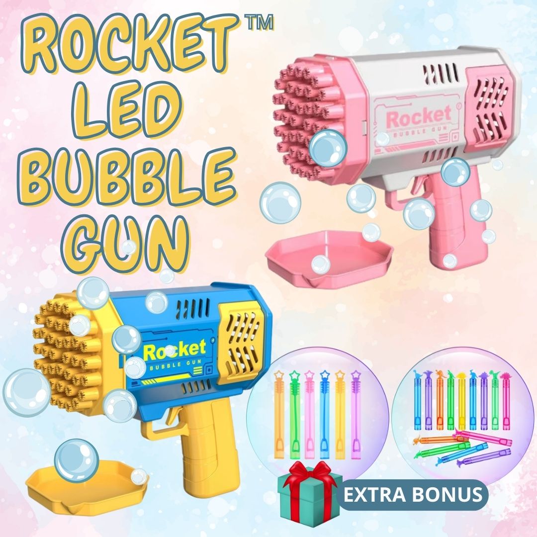 ROCKET™ LED BUBBLE GUN